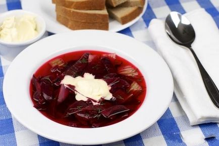 Reteta pentru borscht din sfecla de copt