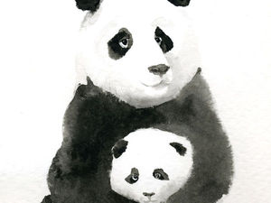 Tus panda - Fair Masters - kézzel készített, kézzel készített