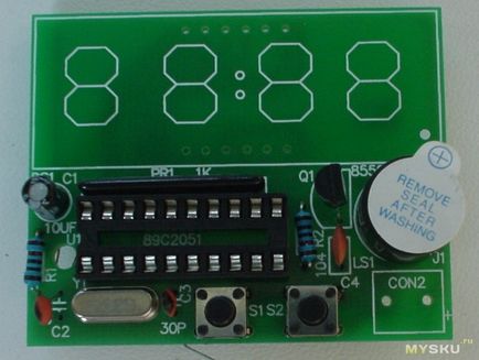 C51 (YSZ-4) digitális óra design mikrokontroller