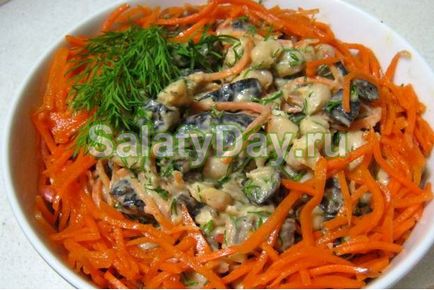Saláta szilva és csirkemell - egy finom étel recept fotók és videó (saláta) Saláta szilva és csirkemell - egy finom étel recept fotókkal és videó