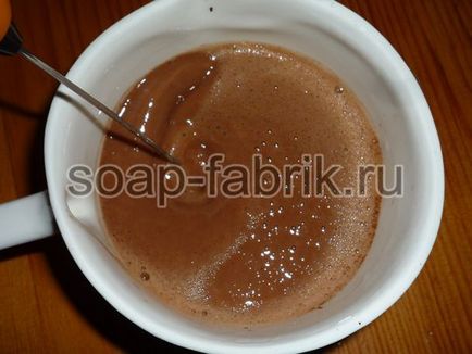 Csokoládé mousse test