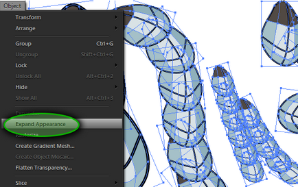 Crearea de perii cu gradient de ochiuri în Adobe Illustrator