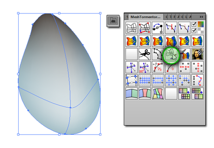 Létrehozása kefe hálóval gradiens Adobe Illustrator