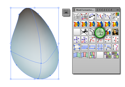 Crearea de perii cu gradient de ochiuri în Adobe Illustrator