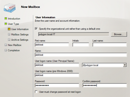 Crearea unui cont prin intermediul consolei de gestionare a schimbului de mesaje instantanee, note reale ubuntu -