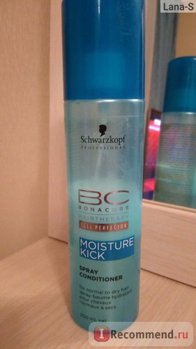 Спрей-кондиціонер schwarzkopf bc bonacure moisture kick - «цей спрей для певного типу волосся