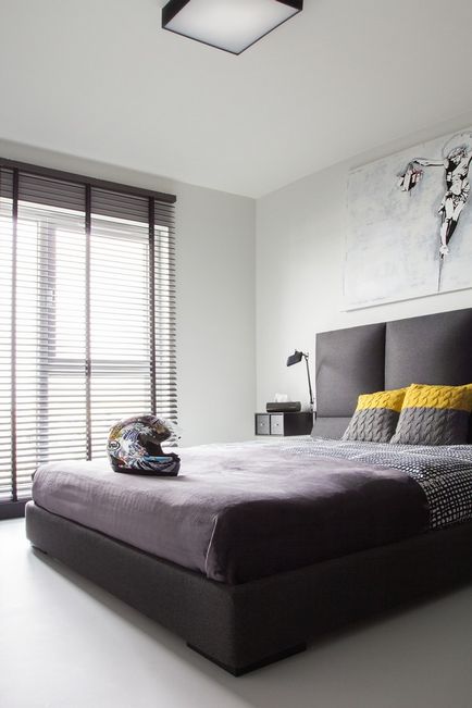 Az elegáns design a lakás egyedülálló férfiak (tervezés) Az elegáns design a lakás egy magányos ember