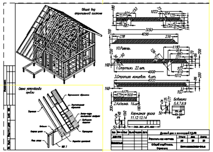 Constructii de case din lemn, tehnologie, ghidare, foto, video