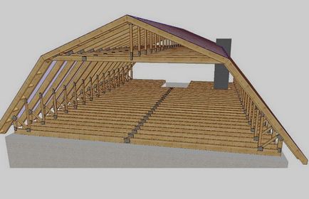 Sistemul de balustrade de acoperiș - calcul, instalare de structură video