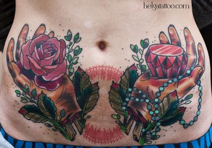Tatuaje rubin - valoare, schițe de tatuaje și fotografii