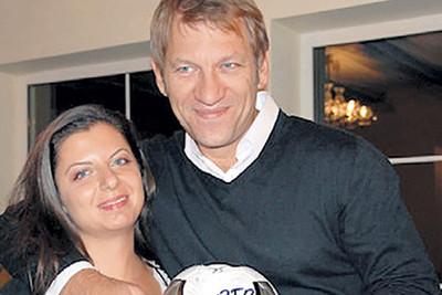 Tigran Keosayan și noua sa soție - Margarita Simonyan - soți și soții de stele