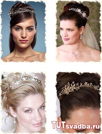 Top-7 cele mai la modă bijuterii în coafura de nunta - portal de nunta aici nunta