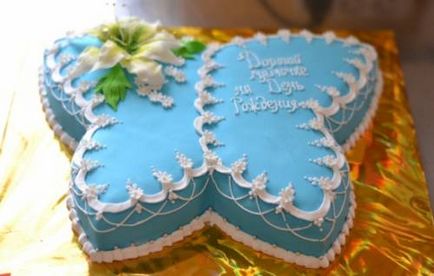 Торт «метелик» - оригінальний десерт для будь-якого свята
