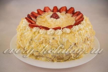 Torta epres recept lépésről lépésre fényképek otthoni