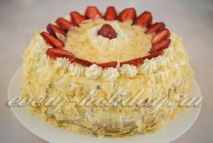 Torta epres recept lépésről lépésre fényképek otthoni