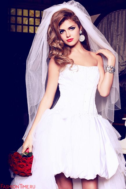 Trends in esküvői divat heroint a „Top Model orosz”, mint menyasszony, fashionstory