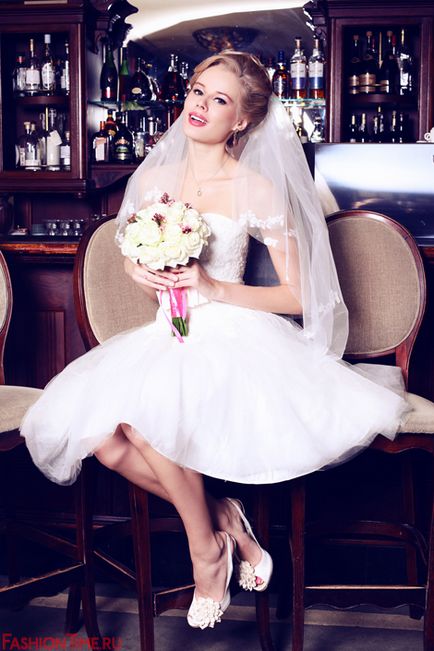 Trends in esküvői divat heroint a „Top Model orosz”, mint menyasszony, fashionstory