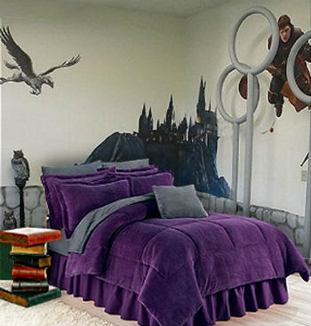 Чарівна кімната в стилі Гаррі Поттера (багато фото)