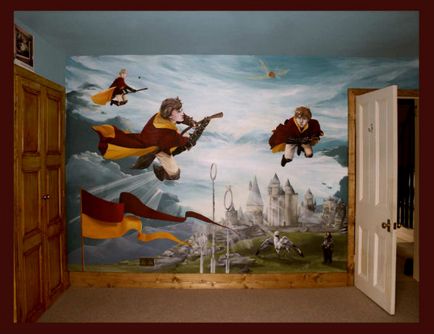Sala magic în stilul lui Harry Potter (multe fotografii)