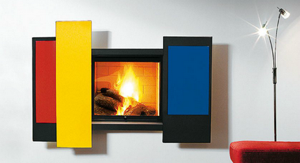 Вбудований камін в стіні (вбудований) Вбудований камін в стіні