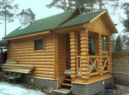 Вхідний ганок приватного будинку, фото дерев'яного, цегельного, ганку з бетону, огляд ганочків