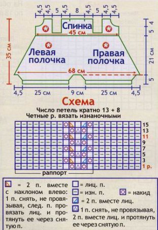 В'язаний пісочник «мімоза»