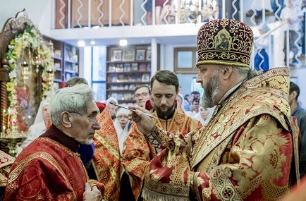 Temple a Kemerovo Regional Hospital ünnepli védőszentjének napja - hivatalos