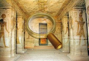 Templul din Abu Simbel din Egipt - Ramses și non-terarii