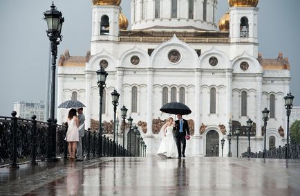 Храм христа спасителя - весільна фотосесія і прогулянка в москві