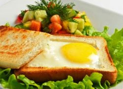 Fried Francia (tojás) Tükörtojás francia