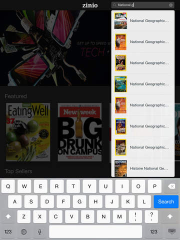 Zinio - the world s magazine newsstand - для iphone