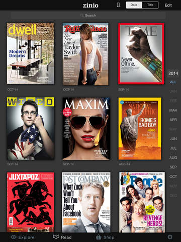 Zinio - the world s magazine newsstand - для iphone