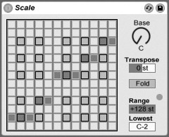 Ableton live scale