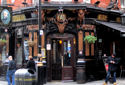 Pubul englez din primele zece cele mai bune pub-uri din Londra