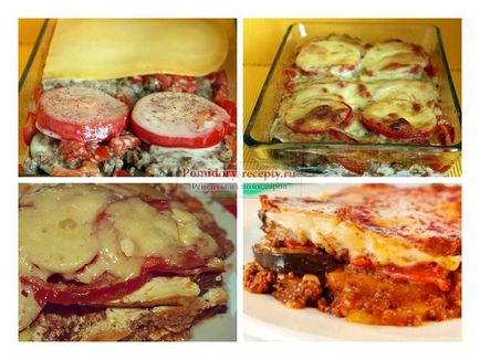 Баклажани з помідорами і сиром популярні рецепти з фото
