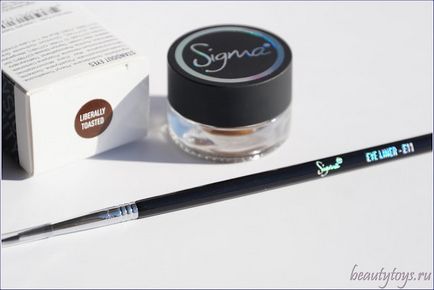 Jucarii de frumusete sigma standout ochi gel eyeliner liber toasted sigma ochi liner perie e11