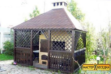 Pavilioane cu grătar de grătar pentru cabane de vară (23 de fotografii pentru fiecare gust)