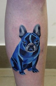 Bulldog tetoválás (érték, vázlatok, fényképek), tattoofotos