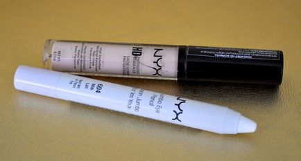 Bugetul găsește hd-concealer și creionul jumbo nyx, micul bate