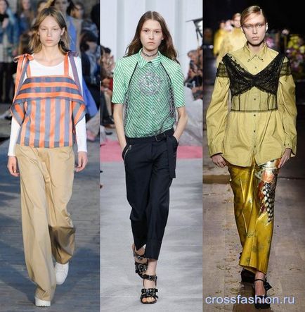 Grupul Crossfashion - combinație trendy de lucruri de primăvară-vară 2017 deasupra cămășii, tricourilor sau rochiilor