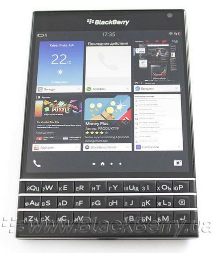 Детальний огляд смартфона blackberry passport