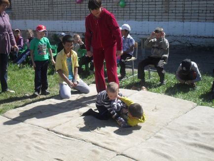 Sabantuy pentru copii în grădinița 