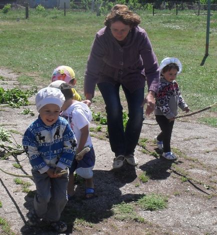 Sabantuy pentru copii în grădinița 