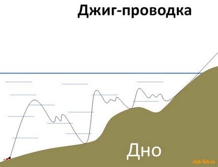 Джиг проводка - популярні способи проводки - рибалка - інформаційно-розважальний портал