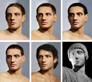 Din punct de vedere fizic, vechii greci arătau ca studii moderne ale antropologilor