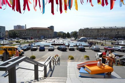 ДПНТБ СВ ран в Новосибірську - читальні зали, виставки, музей книги, фонтани