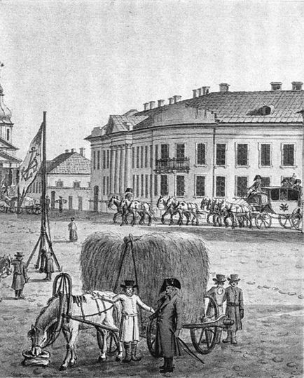 Istoricul fânului din Petersburg, care nu este împrejmuit