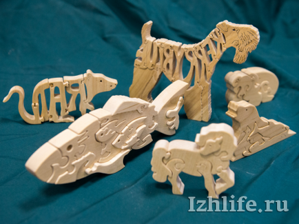 Omul Izhevsk a văzut puzzle-uri din lemn sub formă de figuri și imagini tridimensionale - știri despre Izhevsk și