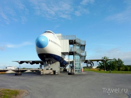 Jumbo ședere hostel la bordul avionului