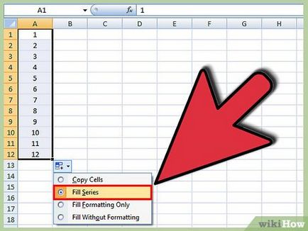 Cum se adaugă numerotarea automată în Excel